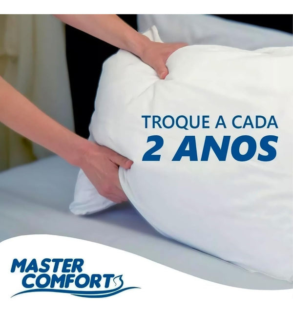 TRAVESSEIRO ANTISTRESS COM SUPORTER FIRME MASTER COMFORT