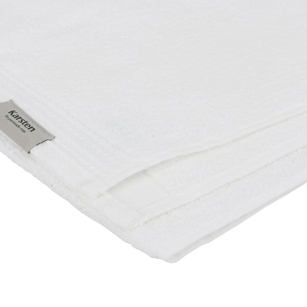 Jogo de Banho Karsten Fio Penteado 5 Peças Imperial Branco 86x150cm