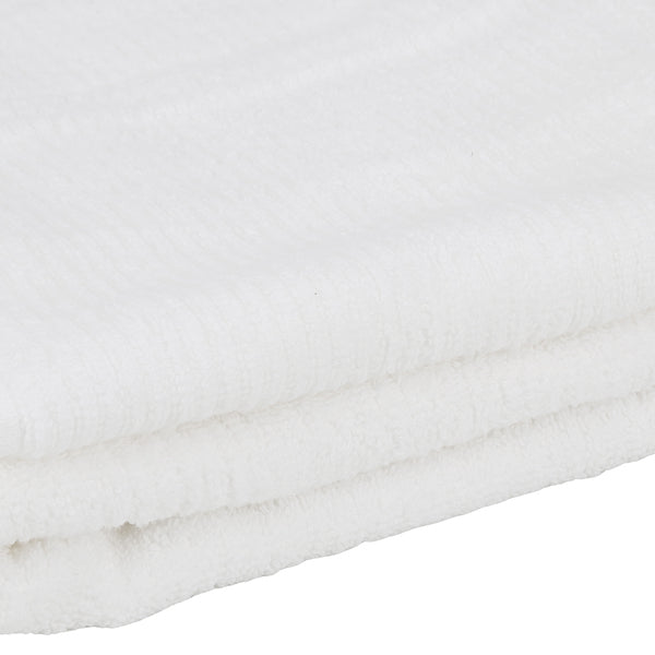 Jogo de Banho Karsten Fio Penteado 5 Peças Imperial Branco 86x150cm