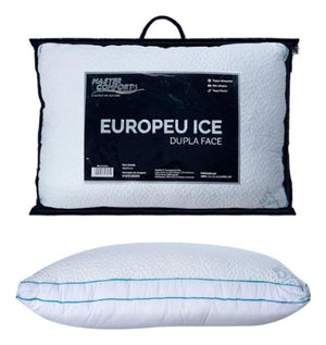 Travesseiro de Fibra Europeu Dupla Face 50cm x 70cm - Master Comfort
