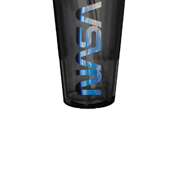 Copo parede dupla com canudo em plástico Nasa Space 500ml