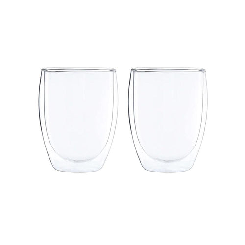 Jogo de copos parede dupla em vidro Maxwell & Williams Blend 350ml 2 peças
