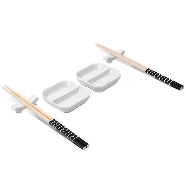 Conjunto de hashi para 2 pessoas Nankin 6 peças