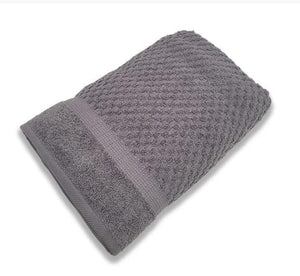 Toalha de Banho Gigante Cinza Jacquard Algodão Porto Fino Cortex