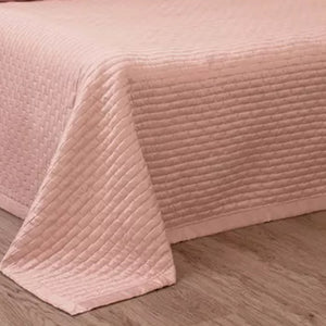 Colcha Acetinada Habitat Super king Rosé 3 Pcs