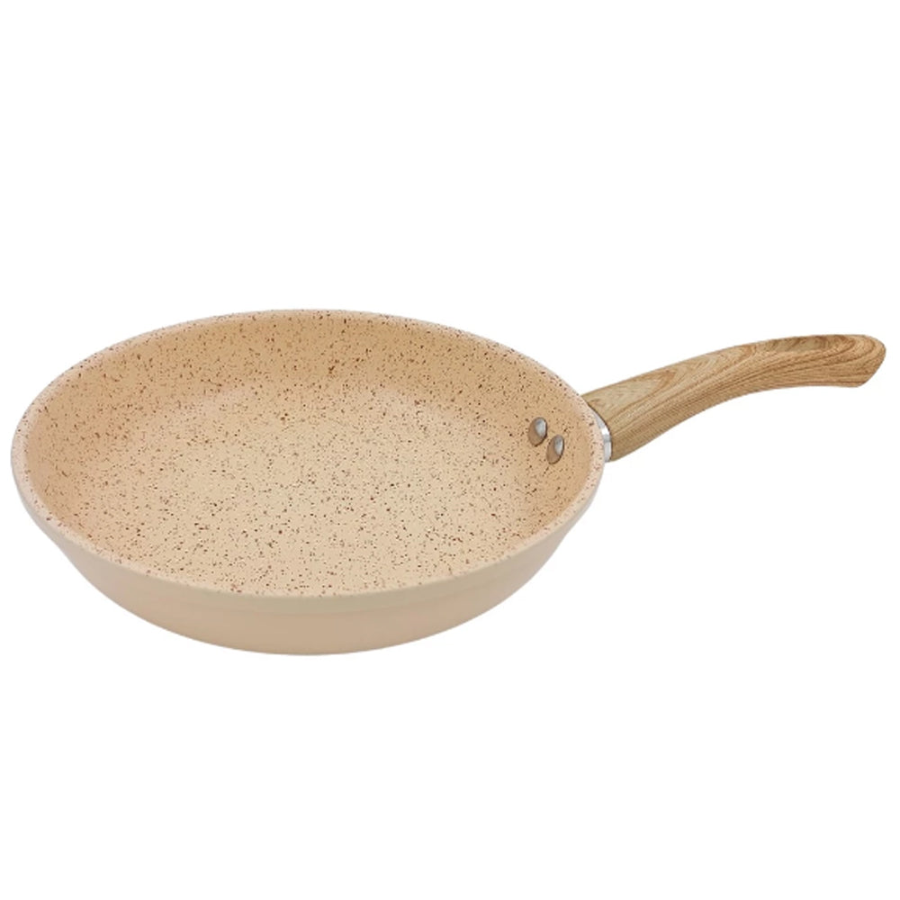 Frigideira Revestimento Nanocerâmico Granito Creme 20cm - Lehavi