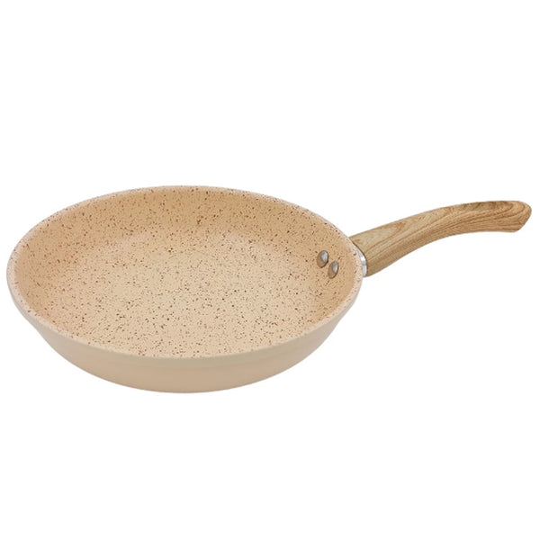 Frigideira Revestimento Nanocerâmico Granito Creme 20cm - Lehavi