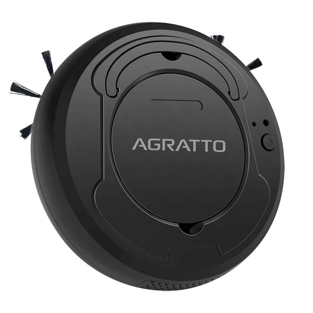Aspirador de Pó 3 em 1Robô Praticci Agratto  Preto