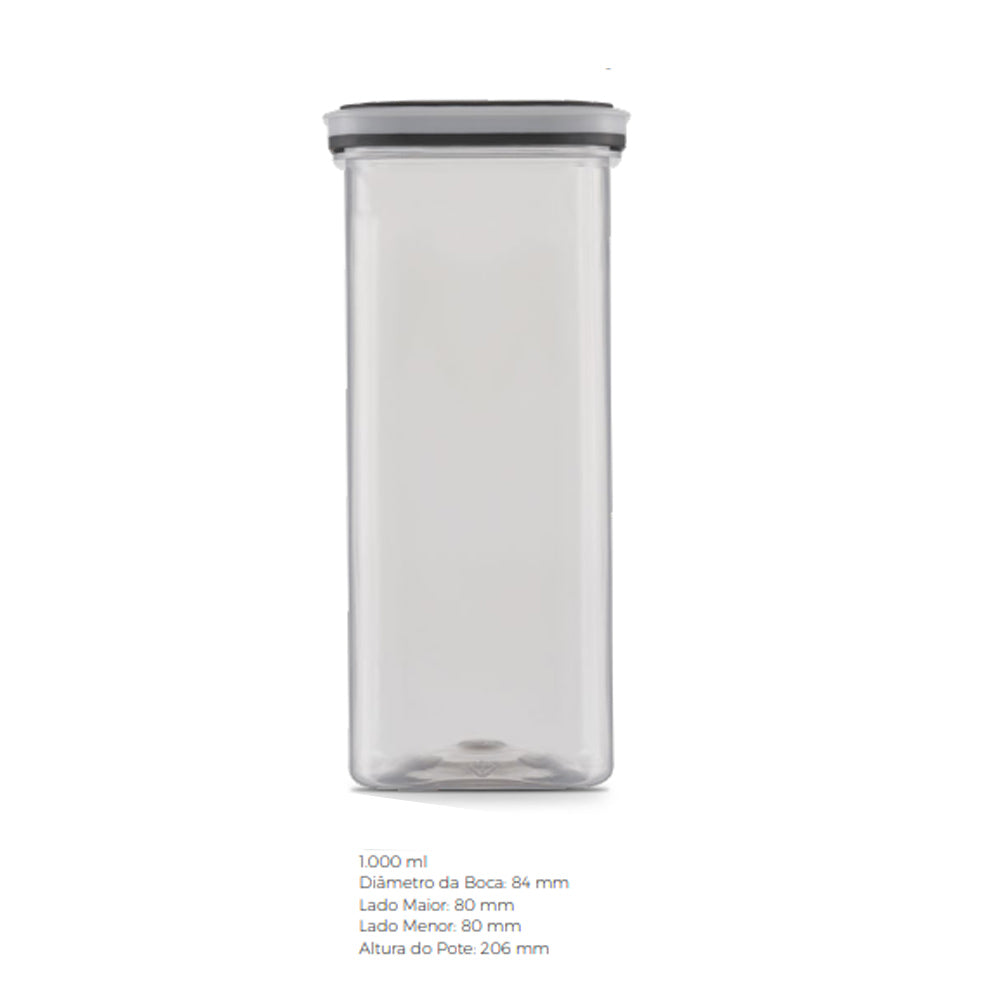 Pote Hermético Airtight Bandeirante 1L 32 oz