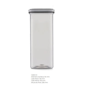 Pote Hermético Airtight Bandeirante 1L 32 oz