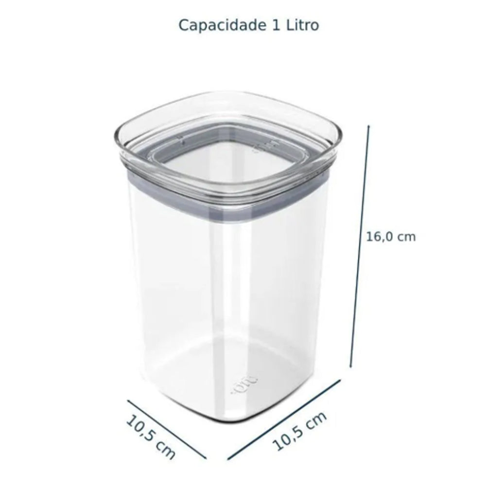 Pote Hermético Block Ou 1 Litro