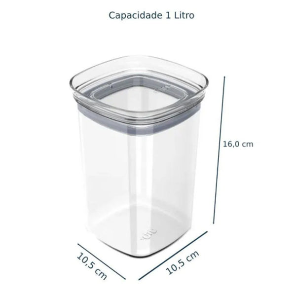 Pote Hermético Block Ou 1 Litro