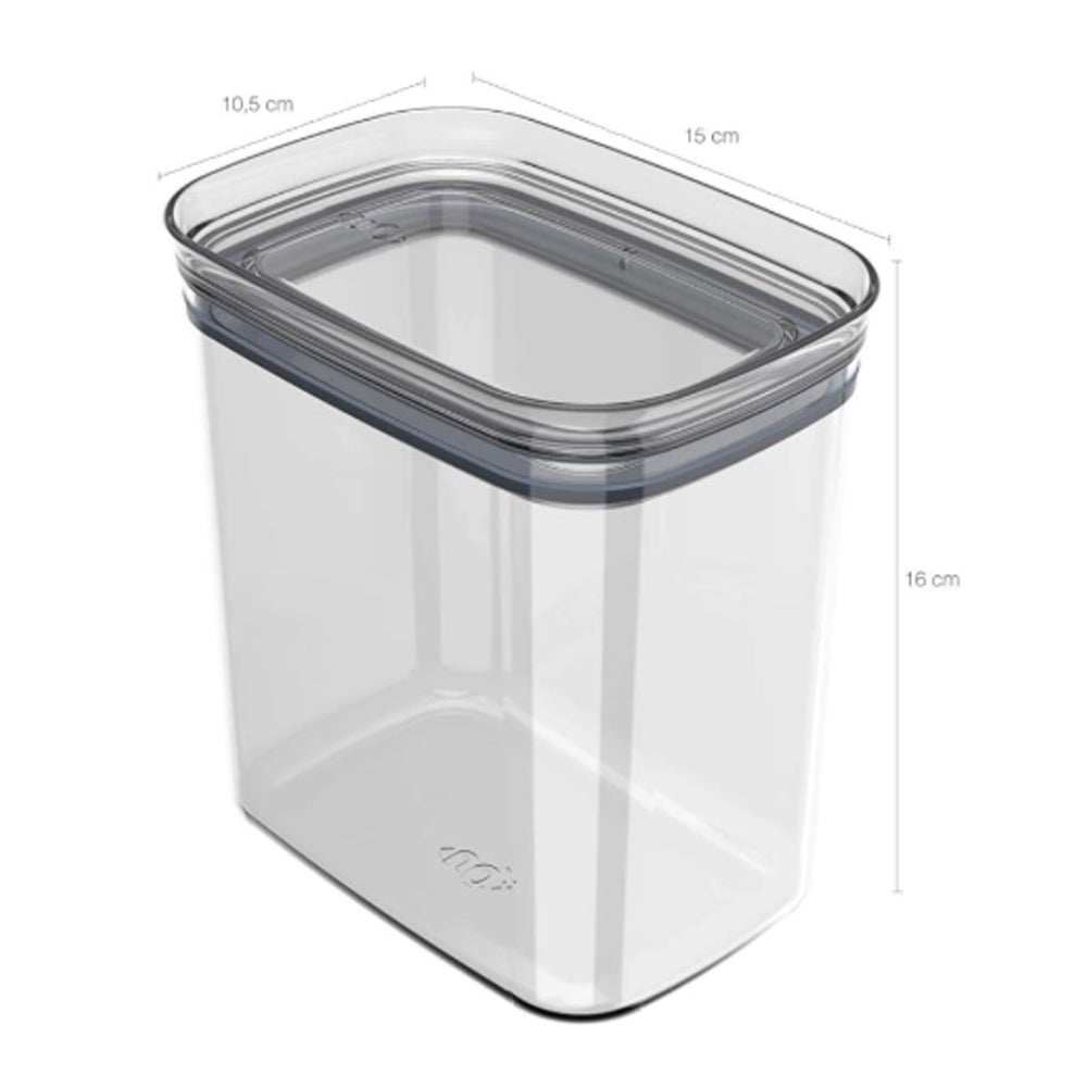 Organizador Hermético Retangular Ou Block 1,5L Natural