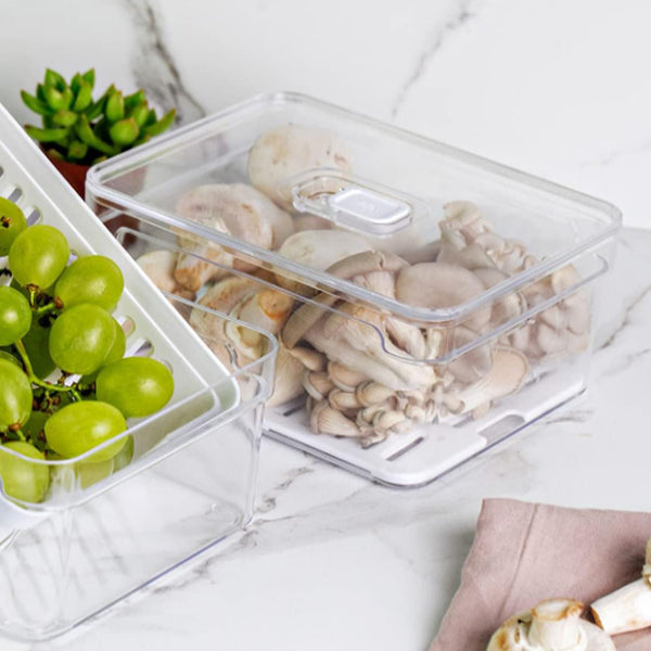 Organizador OU Clear Fresh Com Bandeja  2,2 L