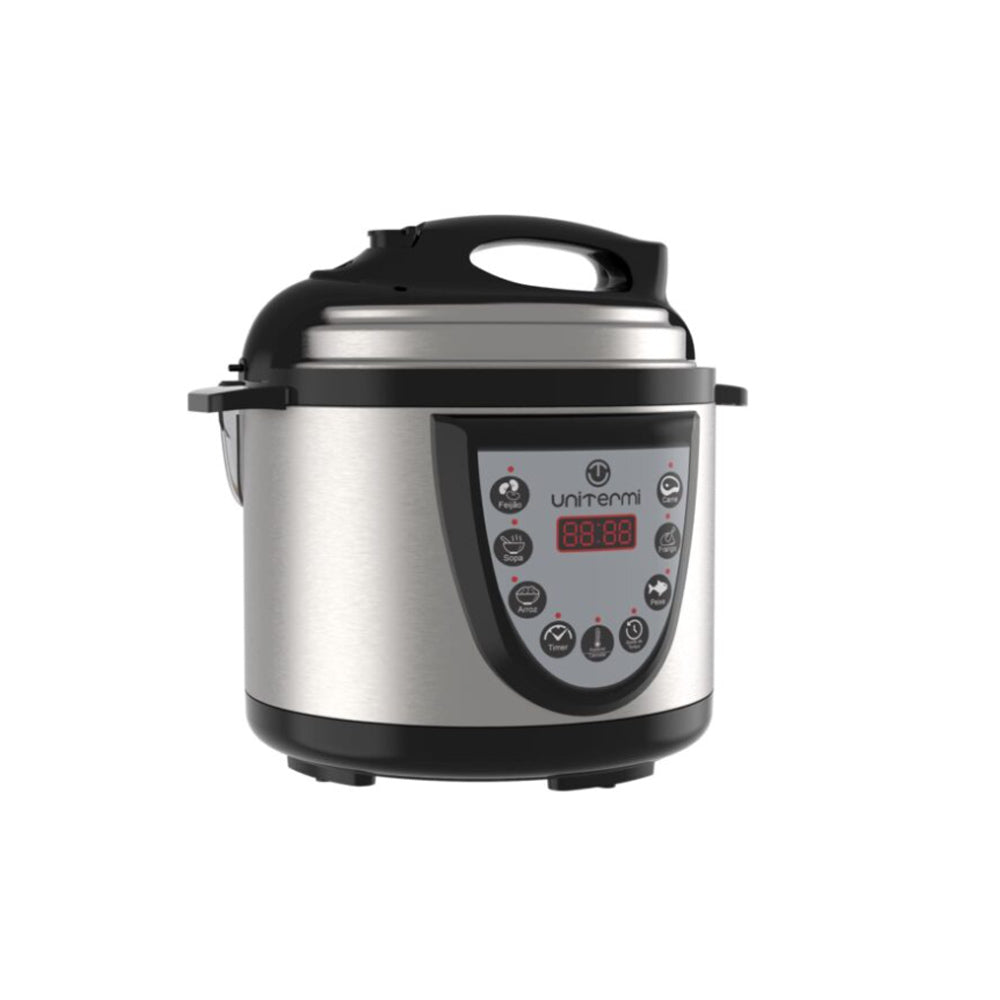 Panela de Pressão Digital Elétrica Unitermi  Inox 4.0 L 220V