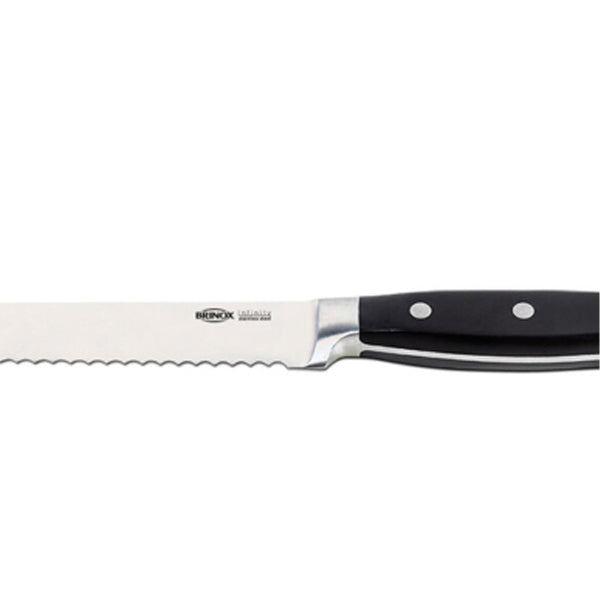 Faca para pão em inox Brinox Infinity 23,5cm.