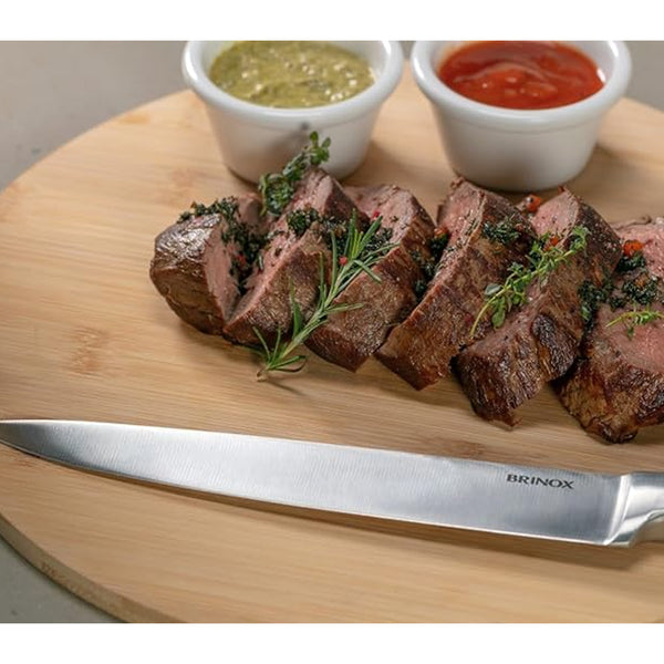Faca para cozinha em inox Brinox Infinity 24cm