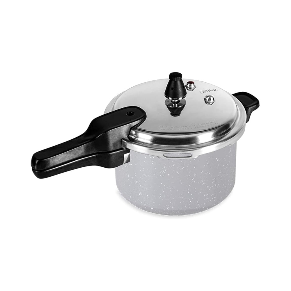 Panela de pressão Ceramic Life com fundo de indução 4,2L Brinox Cinza