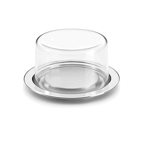 Porta  queijo com tampa Forma Light Vision 17cm.