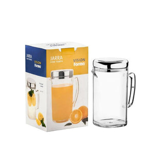 Jarra em acrílico com tampa em Inox Forma Vision 2L