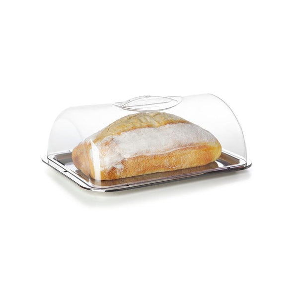 Prato para bolo e torta retangular Metal Forma Pop 11x25x34,5cm