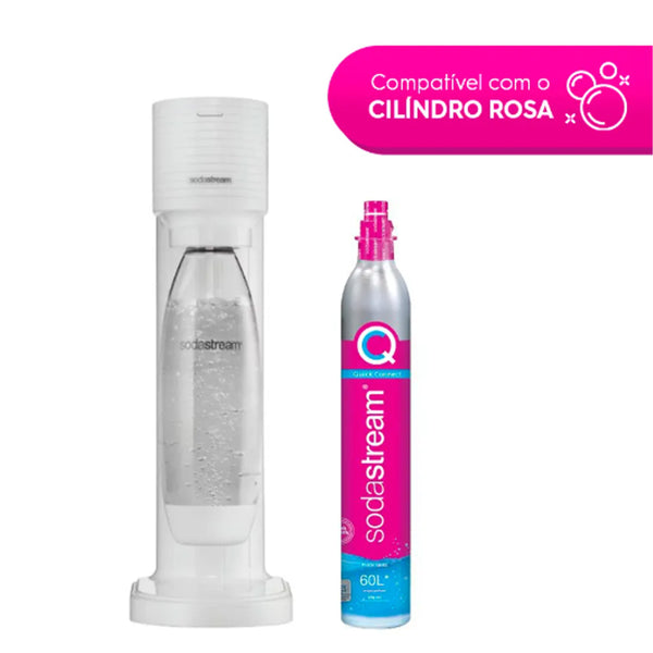 Máquina para Gaseificar Água Gaia SodaStream Branca