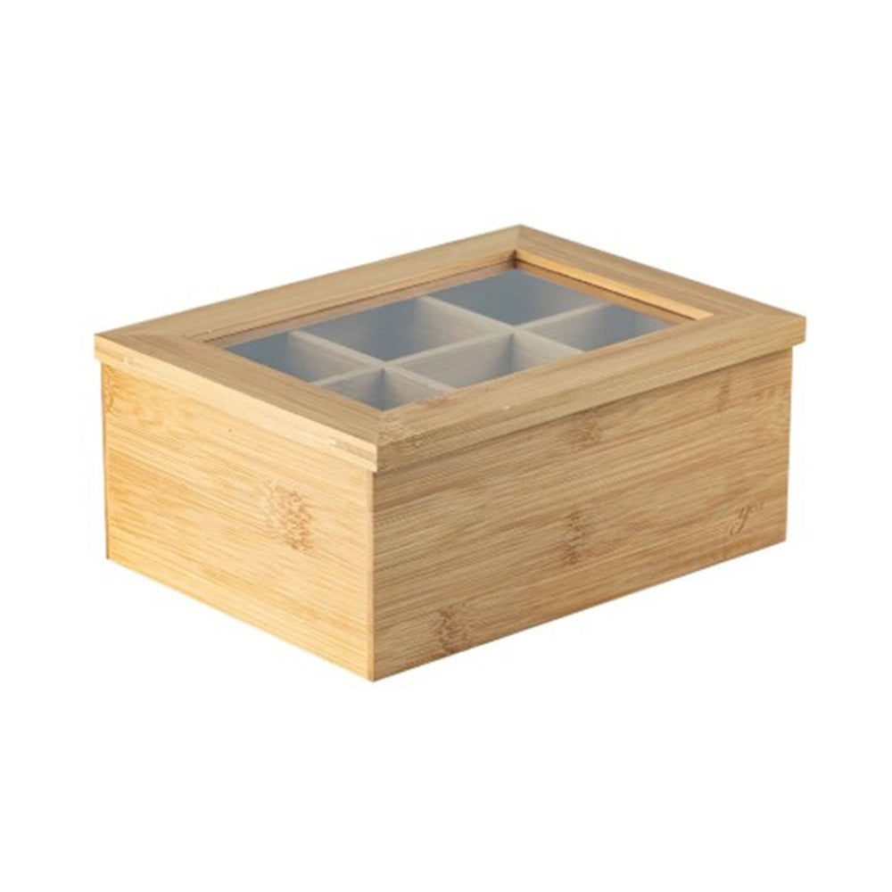 Organizador de Chá Sense 6 Divisórias Bambu – OU