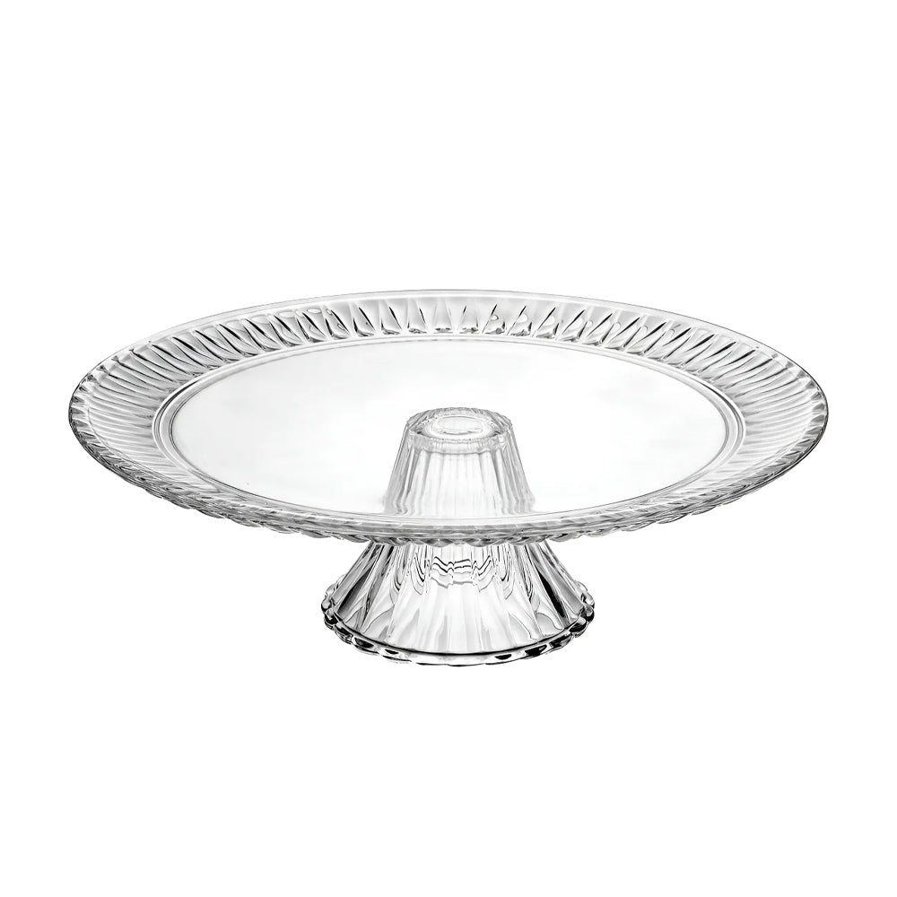 PRATO PARA BOLO COM PE LINHA ELEGANZA UNICA 32CM