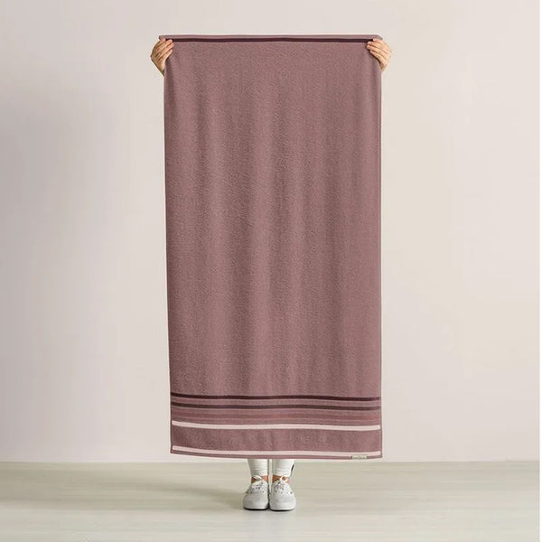 Toalha de Banho Fio Penteado Lumina Karsten 70cmx140cm Rosa Vintage/Rosa
