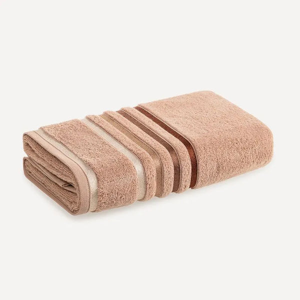 Toalha de Banho Fio Penteado Lumina Karsten 70cmx140cm Deserto/Ferrugem