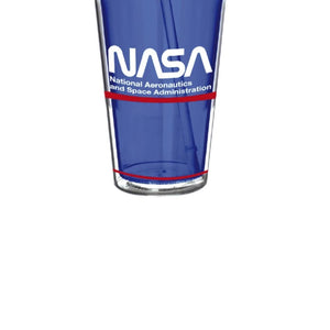 Copo parede dupla com canudo em plástico Nasa Desenho Técnico 500ml