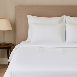 Jogo De Cama Queem 4Pcs Class Branco 400 Fios   160X200CM