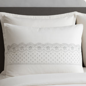 Kit Edredom King 3Pcs Vitalle Decor 280x310cm Cinza