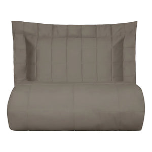 Colcha Satinée Square Casal Fend Stone – Kacyumara
