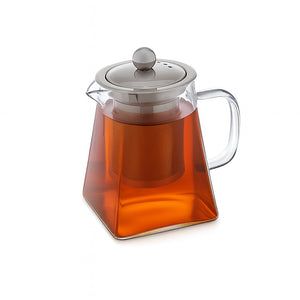 CHALEIRA COM INFUSOR BOROSSILICATO DOPPIO 550ML