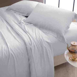 Jogo De Cama Bambu Bali Kacyumara 400 Fio Branco Parisi King