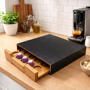 SUPORTE PORTA CÁPSULAS ORGANIZADORA BAMBU HAUSKRAFT