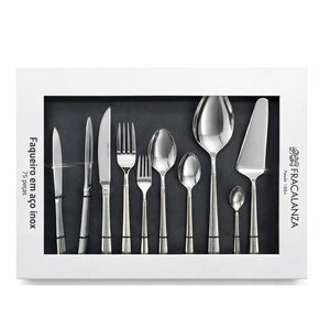 Faqueiro Catena Em Aço Inox 75 Pcs Fracalanza