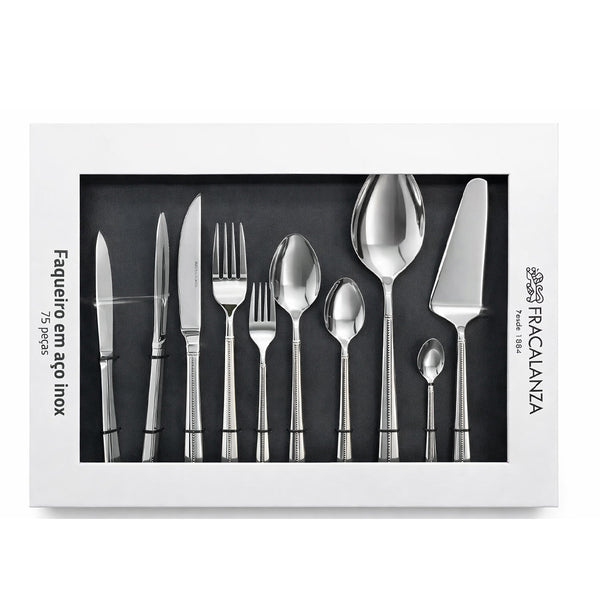 Faqueiro Catena Em Aço Inox 75 Pcs Fracalanza