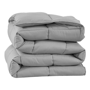 Edredom Casal Comforter Toque Pluma Sonhare 220x240cm Grafite
