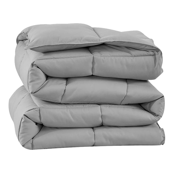 Edredom Casal Comforter Toque Pluma Sonhare 220x240cm Grafite