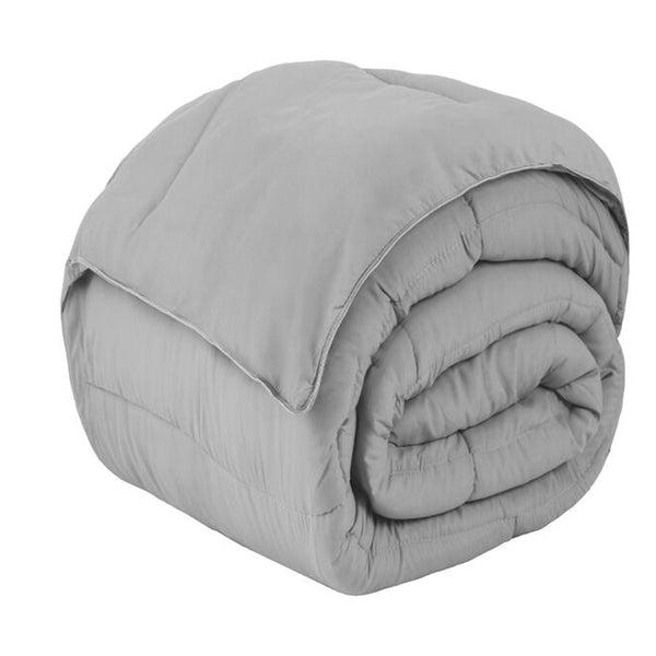 Edredom Queen Comforter Toque Pluma Prata Sonhare 260x240cm