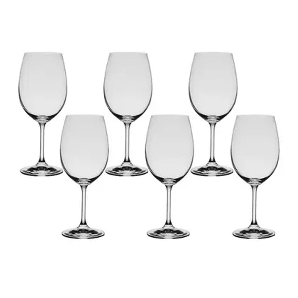 Conjunto De Taças 6Pcs Para Vinho Anna Cristal 450ml Bohemia