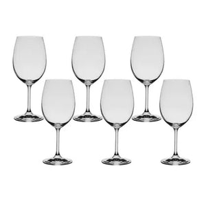 Conjunto De Taças 6Pcs Para Vinho Anna Cristal 450ml Bohemia