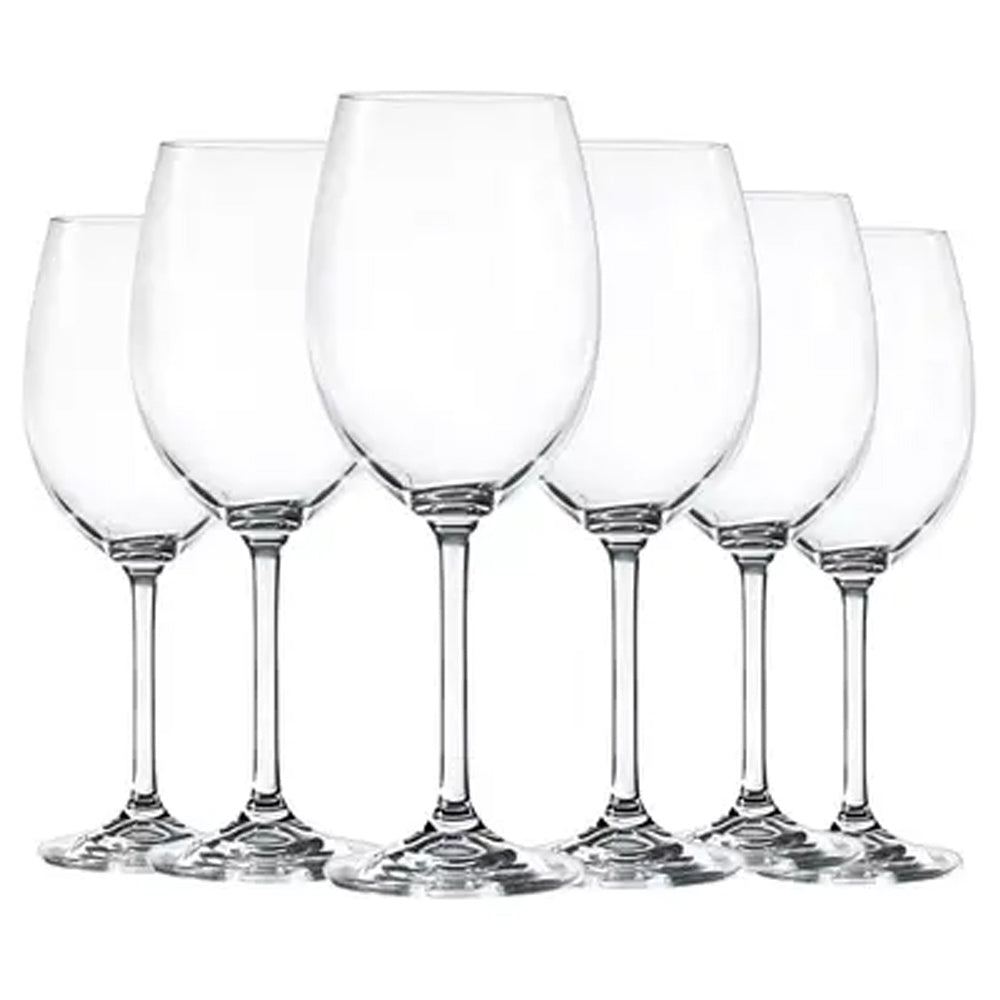 Conjunto De Taças 6Pcs Para Vinho Anna Cristal 450ml Bohemia
