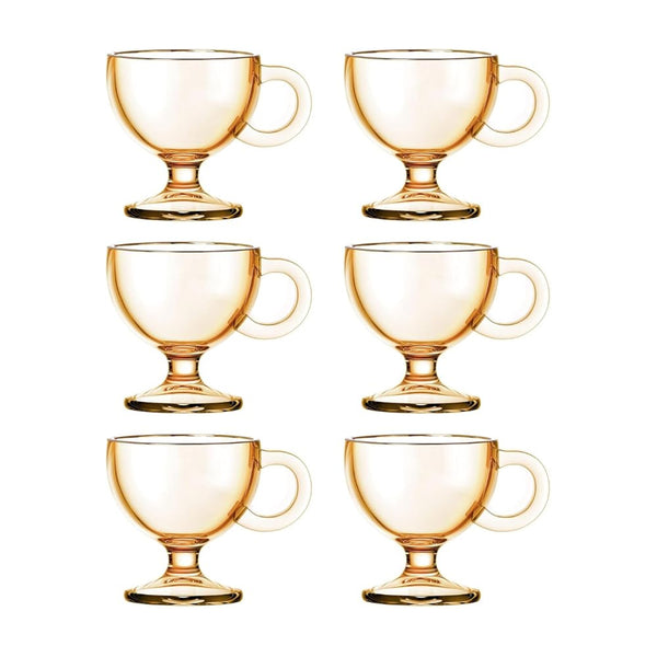 Caneca Muse BD 200ml Âmbar Bordô – Conjunto com 6 Peças