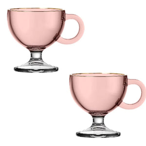 Caneca Muse BD 200ml Bordô ROSA– Conjunto com 6 Peças