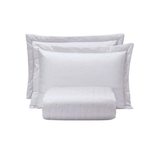 COBRE LEITO CASAL BRANCO  TOQUE DE ALGODAO HEDRONS