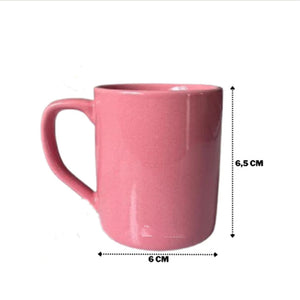 Jogo De Xicaras 4Pcs  Indian Sem Pires  90ML Rosa