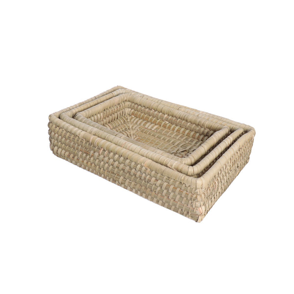 Kit Cestos 3 Peças Retangular Palmar Etilux